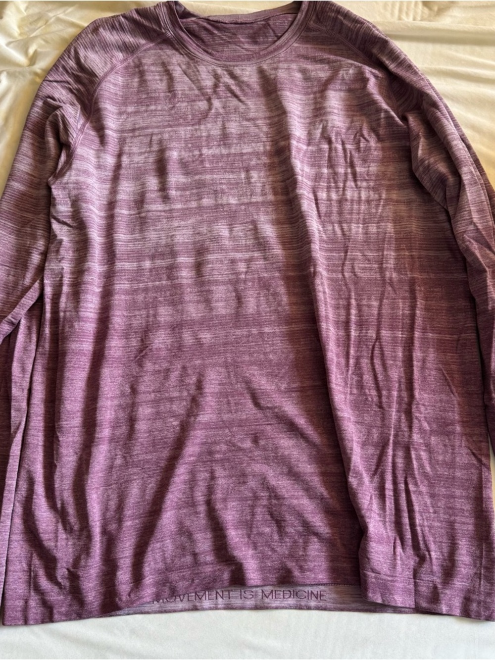 lululemon athletica Heathered Plum Long Sleeve Crew